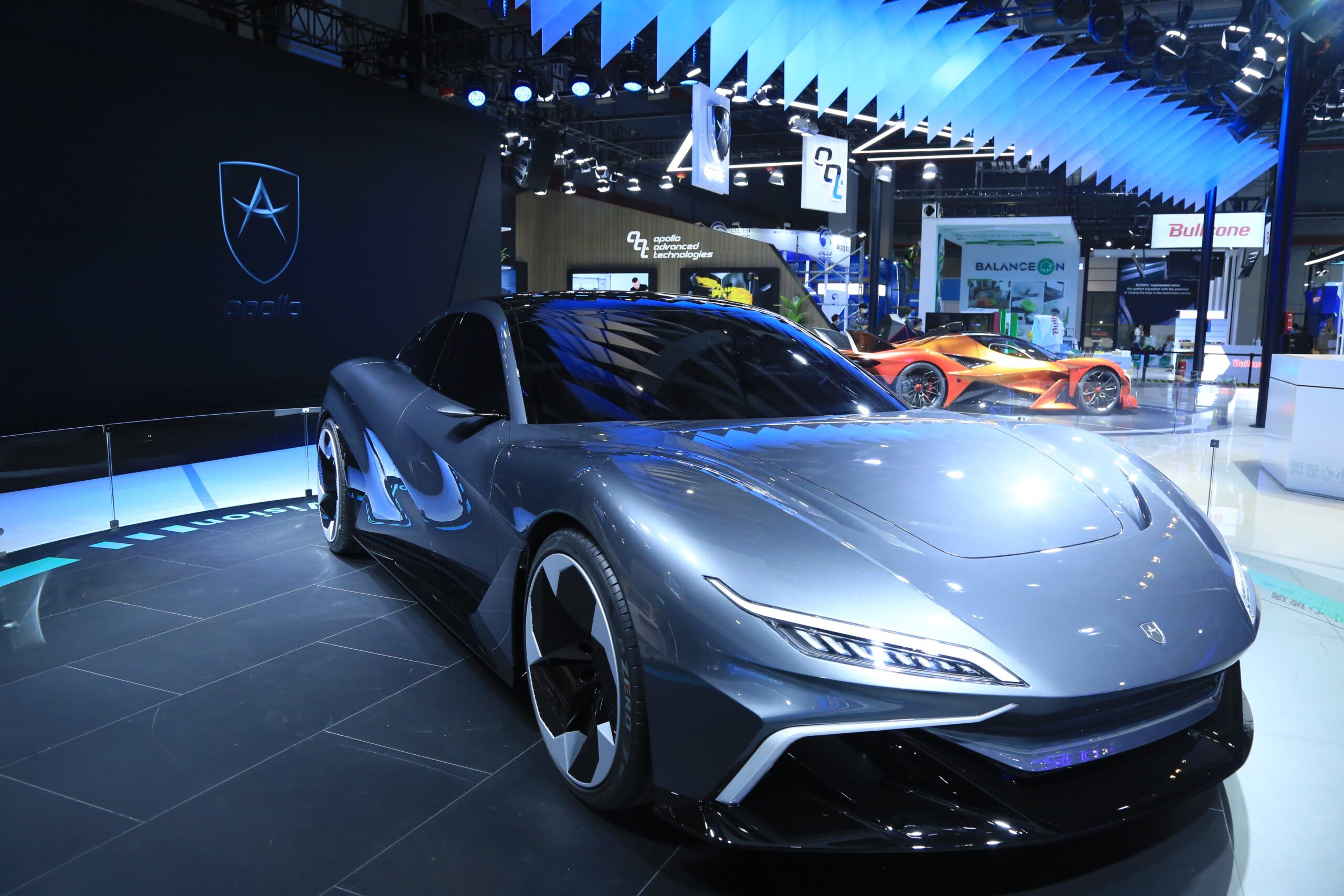 A product shot of the apollo car